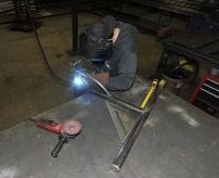 Fabrication and welding at Pacific Outdoor Products