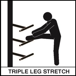 Triple Leg Stretch Decal