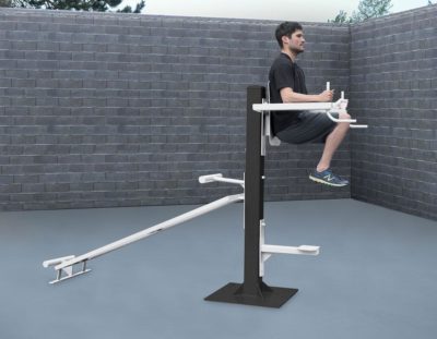 SuperMAX Vertical Knee Raise and incline sit-up