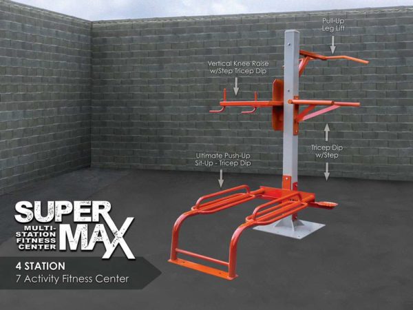 SuperMAX 4 Station - Fitness Station Details
